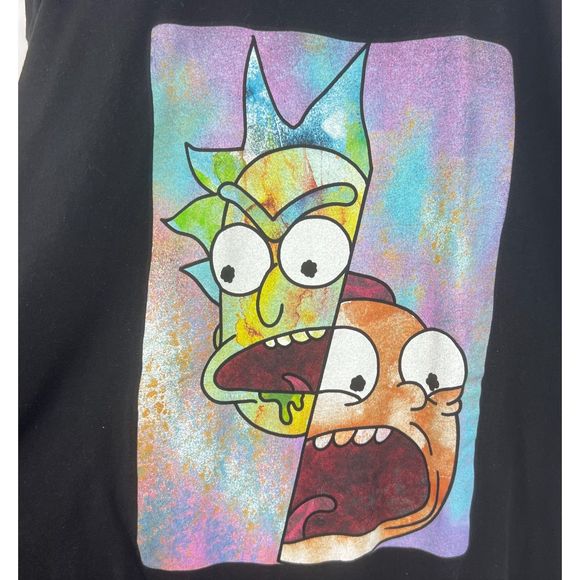Rick and Morty t-shirt 3X mens black graphic front Ripple Junction shirt - Picture 4 of 4